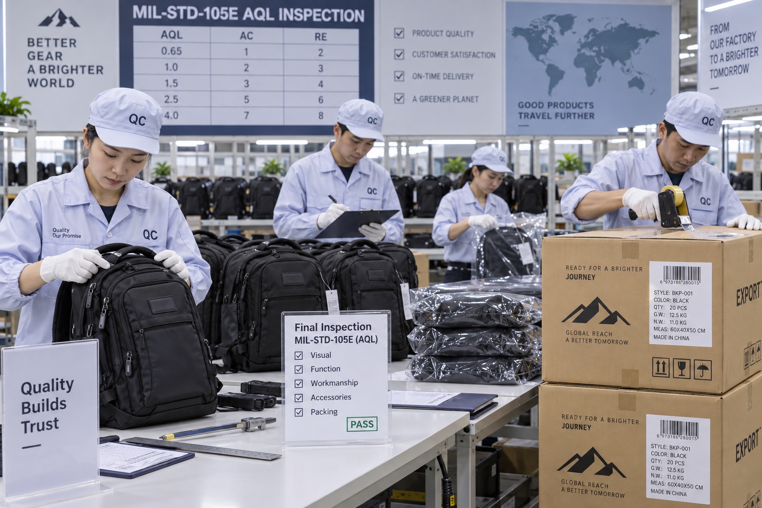 Step 4: 32 QC Gates & Global Shipping
