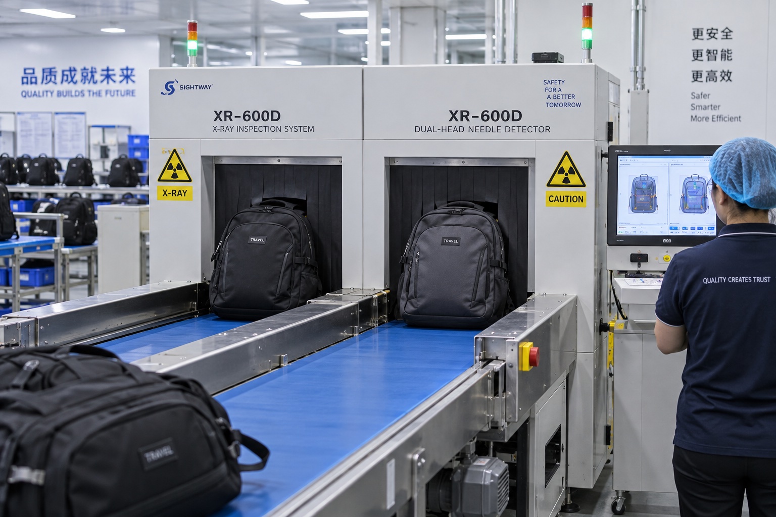 100% Dual-Head In-Line Needle Detection